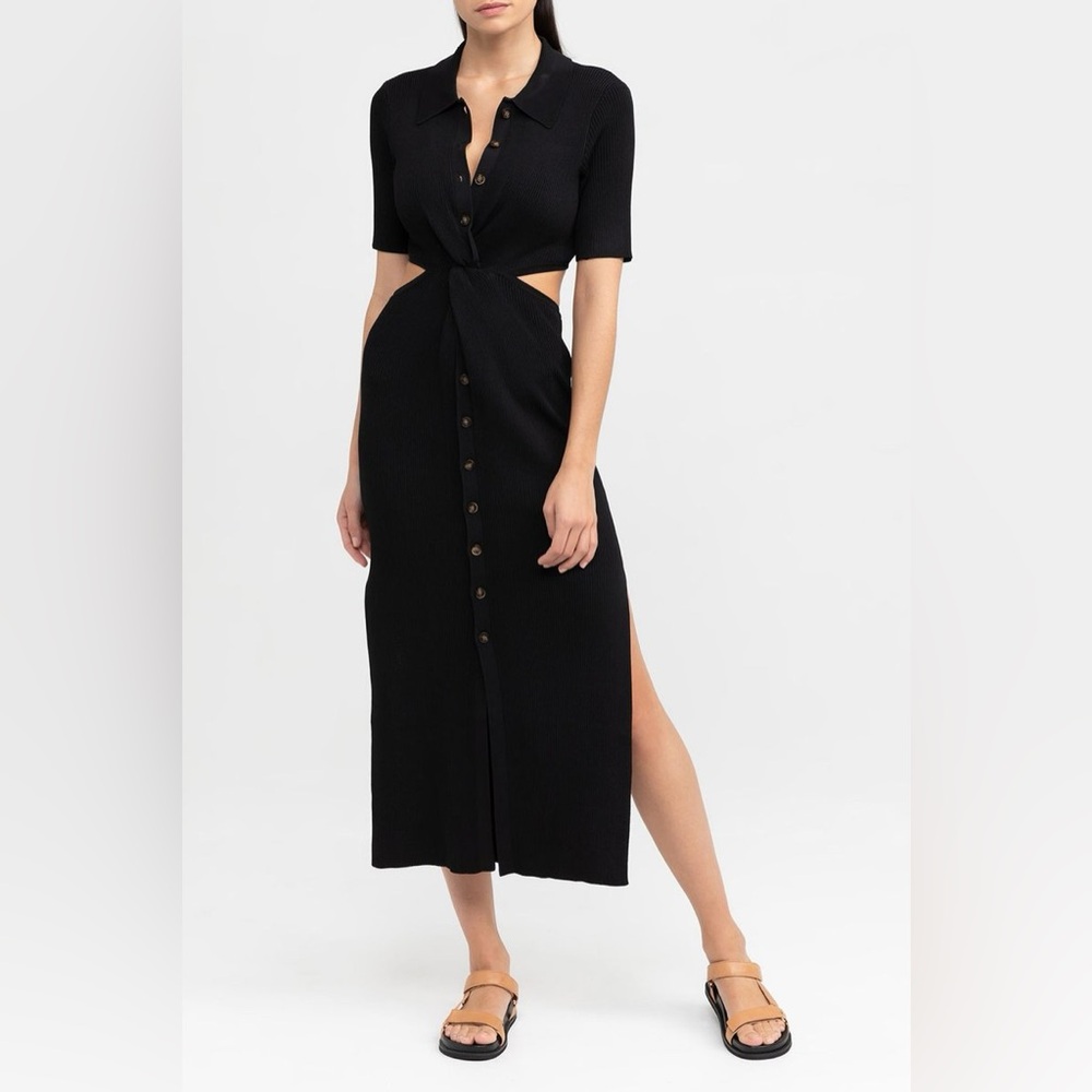 Significant Other Delta Knit Polo Dress